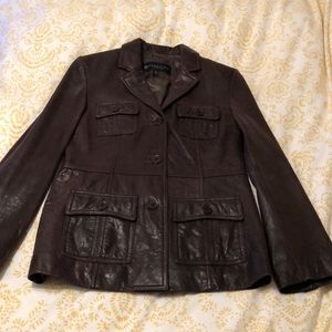 Kenneth Cole Reaction 100%leather jacket